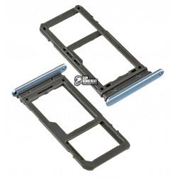 Тримач SIM-карти для Samsung G950F Galaxy S8, G955F Galaxy S8 Plus, блакитний колір, c власником MMC, coral Blue, single SIM