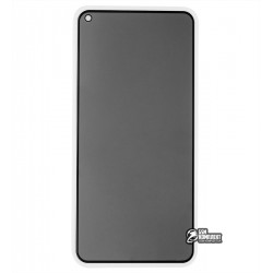 Закаленное защитное стекло для Huawei P40 Lite E, Y7p (2020), 2.5D, Full Glue, Антишпион, черное