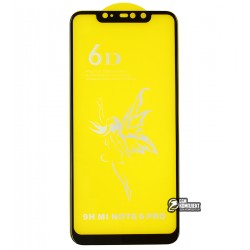 Защитное стекло для Xiaomi Redmi Note 6 Pro, 3D, Full Glue, черное