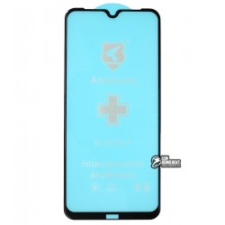 Защитное стекло для Xiaomi Redmi Note 8, Polycarbone, 3D, с фаской, черное Защитное стекло для Xiaomi Redmi Note 8, Polycarbone, 3D, с фаской, черное