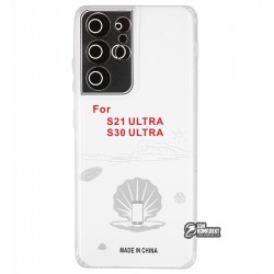 Чехол для Samsung G998 Galaxy S21 Ultra, KST, силикон, прозрачный Чехол для Samsung G998 Galaxy S21 Ultra, KST, силикон, прозрачный