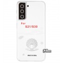Чехол для Samsung G991 Galaxy S21, KST, силикон, прозрачный