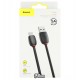 Кабель Baseus Purple Loop HW USB For Type-C 40W 1m / Black