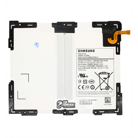 Акумулятор EB-BT595ABE для Samsung T590 Galaxy Tab A 10.5 Wi-Fi, T595 Galaxy Tab A 10.5 LTE, Li-ion, 3,8 B, 7300mAh