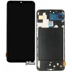 Дисплей для Samsung A705 Galaxy A70, A705F/DS Galaxy A70, чорний, з сенсорним екраном, з рамкою, (OLED), High Copy Дисплей для Samsung A705 Galaxy A70, A705F/DS Galaxy A70, чорний, з сенсорним екраном, з рамкою, (OLED), High Copy