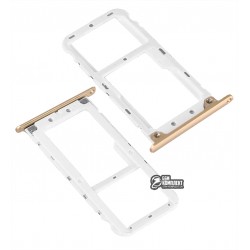 Держатель SIM-карты Xiaomi Redmi 5 plus, золотой