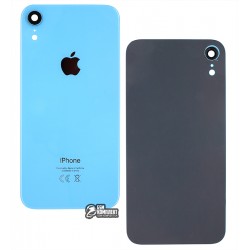 Задня панель корпусу для iPhone XR, блакитна, зі склом камери Задня панель корпусу для iPhone XR, блакитна, зі склом камери