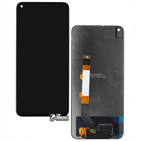 Дисплей Xiaomi Redmi Note 9 (5G), черный, с тачскрином, Original PRC