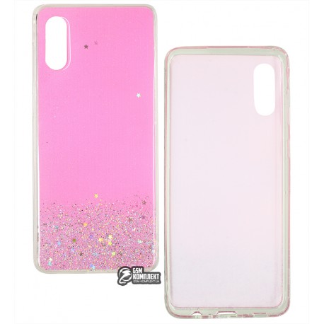 Чехол для Samsung A022 Galaxy A02, Metal Dust, силиконовый, розовый