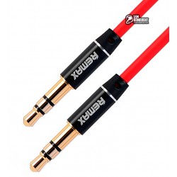 Кабель AUX (Мини-джек - Мини-джек) Remax 3,5 мм Jack Cable L-200, красный