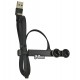 Кабель Type-C - USB, Usams US-SJ381 U39 Sucker Mobile Games, 1.2м, игровой на присосках, черный