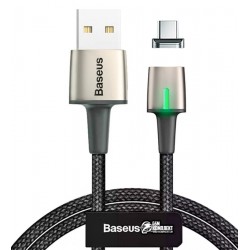 Кабель Type-C - USB, Baseus Zinc Magnetic, 3A 1M, чорний