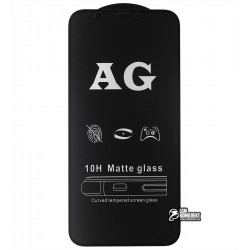 Захисне скло для iPhone 12 Mini, 2,5D, Full Glue, матове, чорне Захисне скло для iPhone 12 Mini, 2,5D, Full Glue, матове, чорне