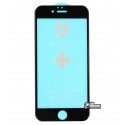 Защитное оргстекло для iPhone 6, iPhone 6S, Polycarbone, 3D, с фаской, черное