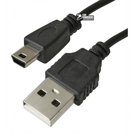 Кабель Mini-USB - USB, 0.4 метра, черный (USB Motorola L7/V3 With Line to Charge)