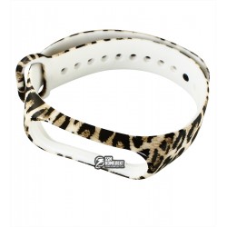 Ремешок для Mi Band 3 / Mi Band 4, Picture (леопард коричневый)