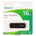 Флешка 16 Gb Apacer AH333 Чорна USB 2.0 (AP16GAH333B-1)