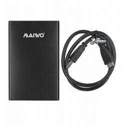 Карман внешний 2,5" Maiwo K2568 для HDD/SSD 2.5" SATA через USB3.0, безвинтовое крепление