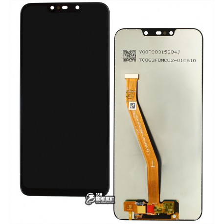 Дисплей Huawei Nova 3i, P Smart Plus, чорний, з тачскріном, grade B, High Copy