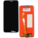 Дисплей для Huawei P20 Lite, чорний, з тачскріном, grade B, High quality, ANE-L21 / ANE-LX1