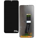Дисплей для Samsung A025F Galaxy A02s, M025 Galaxy M02s, чорний, з сенсорним екраном, оригінал (PRC), з жовтим шлейфом, (160,5x72 mm)