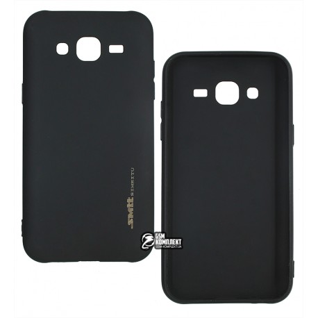 Чехол для Samsung J500 Galaxy J5, Smtt, силиконовый, матовый, черный Чехол для Samsung J500 Galaxy J5, Smtt, силиконовый, матовый, черный