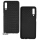 Чехол для Samsung Galaxy A7 2018 (A750F), Weaving Case, силикон, черный