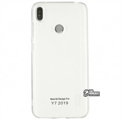 Чехол для Huawei Y7 (2019), Smtt, силиконовый, прозрачный
