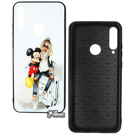 Чехол для Huawei Y6p, Ladies Mikey Prism, пластик-силикон Чехол для Huawei Y6p, Ladies Mikey Prism, пластик-силикон