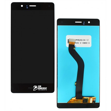 Дисплей Huawei G9 Lite, P9 Lite, черный, с тачскрином, High Copy, VNS-L21/VNS-L31