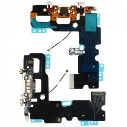 Шлейф для iPhone 7, конектора зарядки, білий, з мікрофоном, копія Шлейф для iPhone 7, конектора зарядки, білий, з мікрофоном, копія
