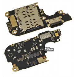 Шлейф Xiaomi Mi 10 Lite, коннектора зарядки, (плата зарядки)