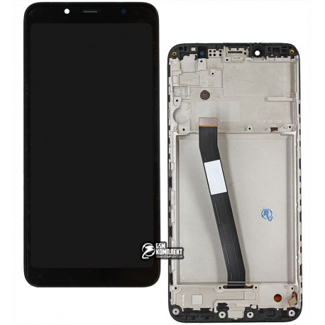 Дисплей Xiaomi Redmi 7A, черный, с тачскрином, с рамкой, High Copy, MZB7995IN, M1903C3EG, M1903C3EH, M1903C3EI