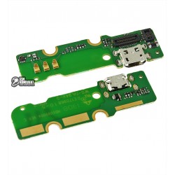 Шлейф для Huawei Ascend Mate MT1-U06, коннектора зарядки, с компонентами Шлейф для Huawei Ascend Mate MT1-U06, коннектора зарядки, с компонентами