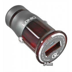 Автомобильное зарядное устройство Ldnio C304Q QC3.0 c Type-C (1USB, 3A)