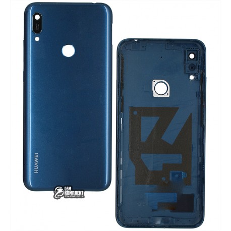 Задня панель корпусу для Huawei Y6 (2019), Y6 Prime (2019), синій колір, sapphire blue