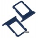 Держатель SIM-карты для Apple iPhone 12 mini, синий