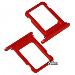 Держатель SIM-карты для Apple iPhone 12 mini, красный Держатель SIM-карты для Apple iPhone 12 mini, красный