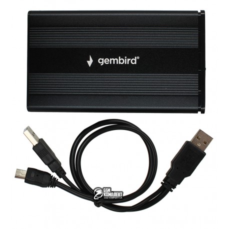 Карман внешний 2.5" Gembird EE2-U2S-5 USB 2.0, черный
