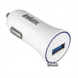 Автомобільний зарядний пристрій Inkax CD-37, 1A, 1USB