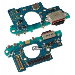 Шлейф Samsung G780 Galaxy S20 FE, Samsung G781 Galaxy S20 FE 5G, коннектора зарядки, з мікрофоном, High Copy, (плата зарядки)