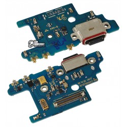 Шлейф для Samsung G985 Galaxy S20 Plus, G986 Galaxy S20 Plus 5G, коннектора зарядки, с микрофоном, (плата зарядки), USB тип-C Шлейф для Samsung G985 Galaxy S20 Plus, G986 Galaxy S20 Plus 5G, коннектора зарядки, с микрофоном, (плата зарядки), USB тип-C