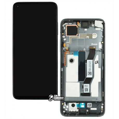 Дисплей для Xiaomi Mi 10T, Mi 10T Pro, черный, с сенсорным экраном, с рамкой, оригинал, service pack, (5600030J3S00), M2007J3SY / M2007J3SG / M2007J3SY ...