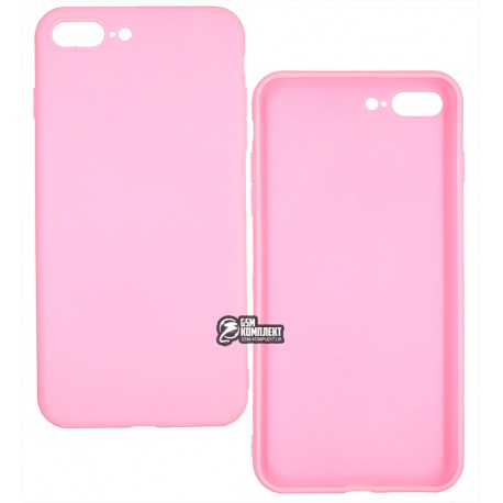 Чехол для iPhone 7 Plus / iPhone 8 Plus, TOTO 1mm Matt, силиконовый, матовый (розовый)