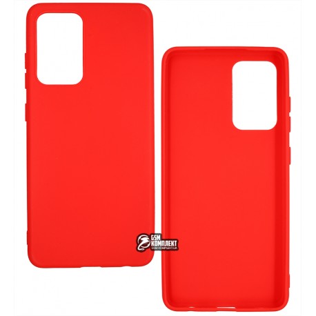 Чехол для Samsung A525 Galaxy A52, TOTO 1mm Matt, силиконовый, красный Чехол для Samsung A525 Galaxy A52, TOTO 1mm Matt, силиконовый, красный