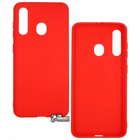 Чехол для Samsung A605 Galaxy A60 / M40, TOTO 1mm Matt, силиконовый, красный