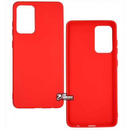 Чехол для Samsung A726 Galaxy A72, TOTO 1mm Matt, силиконовый, красный