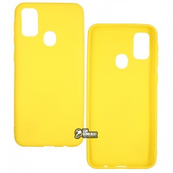 Чехол для Samsung M307 Galaxy M30s, TOTO 1mm Matt, силиконовый, желтый