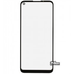 Стекло дисплея для Samsung A115 Galaxy A11, M115 Galaxy M11, с ОСА-пленкой, черный