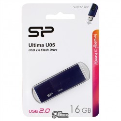 Флешка 16 Gb Silicon Power Ultima U05 Deep Blue (SP016GBUF2U05V1D)
